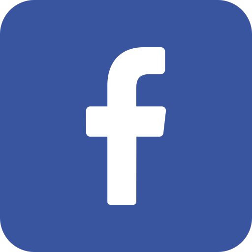 facebook logo in footer